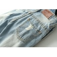 thumbnail image 5 of KIDSCOOL SPACE Little Girl Boy Ripped Denim Cute Slim Pants Jean Overalls,2-3 Years, 5 of 8