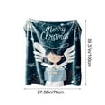 thumbnail image 3 of WEGFTDUOP Christmas Print Blanket Comfortable And Soft Flannel Blanket Merry Christmas Blanket Suitable For Bedroom Sofa Christmas Decoration 75X100cm Blankets And Throws, Bed Blankets, 3 of 7