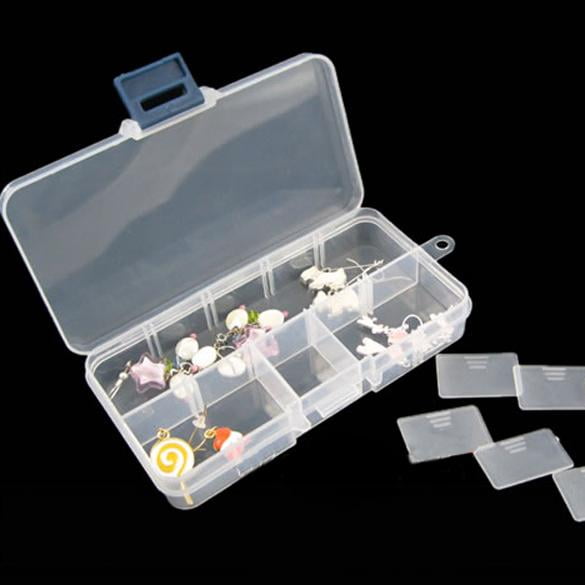 Caja de herramientas ajustable con 10 ranuras para anillos de joyeríaorganizador artesanalcuentas de almacenamiento Ndcxsfigh Nuevos Originales