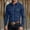 Dark Blue, variant on Puntoco Men’s Western Long Sleeve Button Down Shirt, Dual Chest Pocket Casual Spread Collar Woven Shirt White