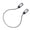 double head-Black, variant on Neck Reading Light USB Rechargeable LED Neck Light 3Colors Flexible Arms Long for Reading and Crafting