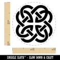 thumbnail image 2 of Clover Irish Celtic Knot Rubber Stamp for Scrapbooking Crafting Stamping - Mini 1/2 Inch, 2 of 7