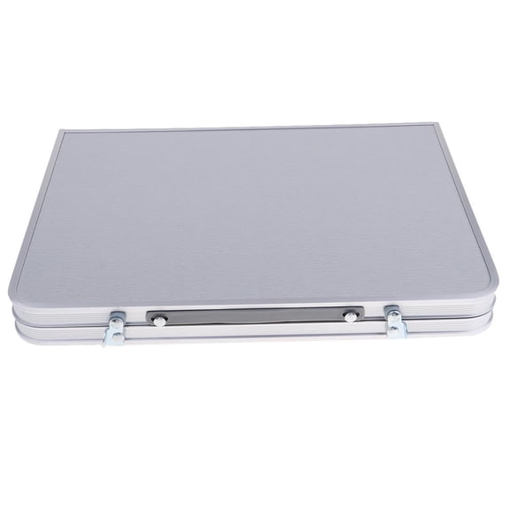 Yunhgft Folding Camping Table Portable Picnic Outdoor Garden BBQ Dining Desk Silver