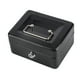 thumbnail image 5 of Mini caja de seguridad portátil de 6 pulgadas con cerradura y llave para uso en casa y oficina, color negro, 5 of 14