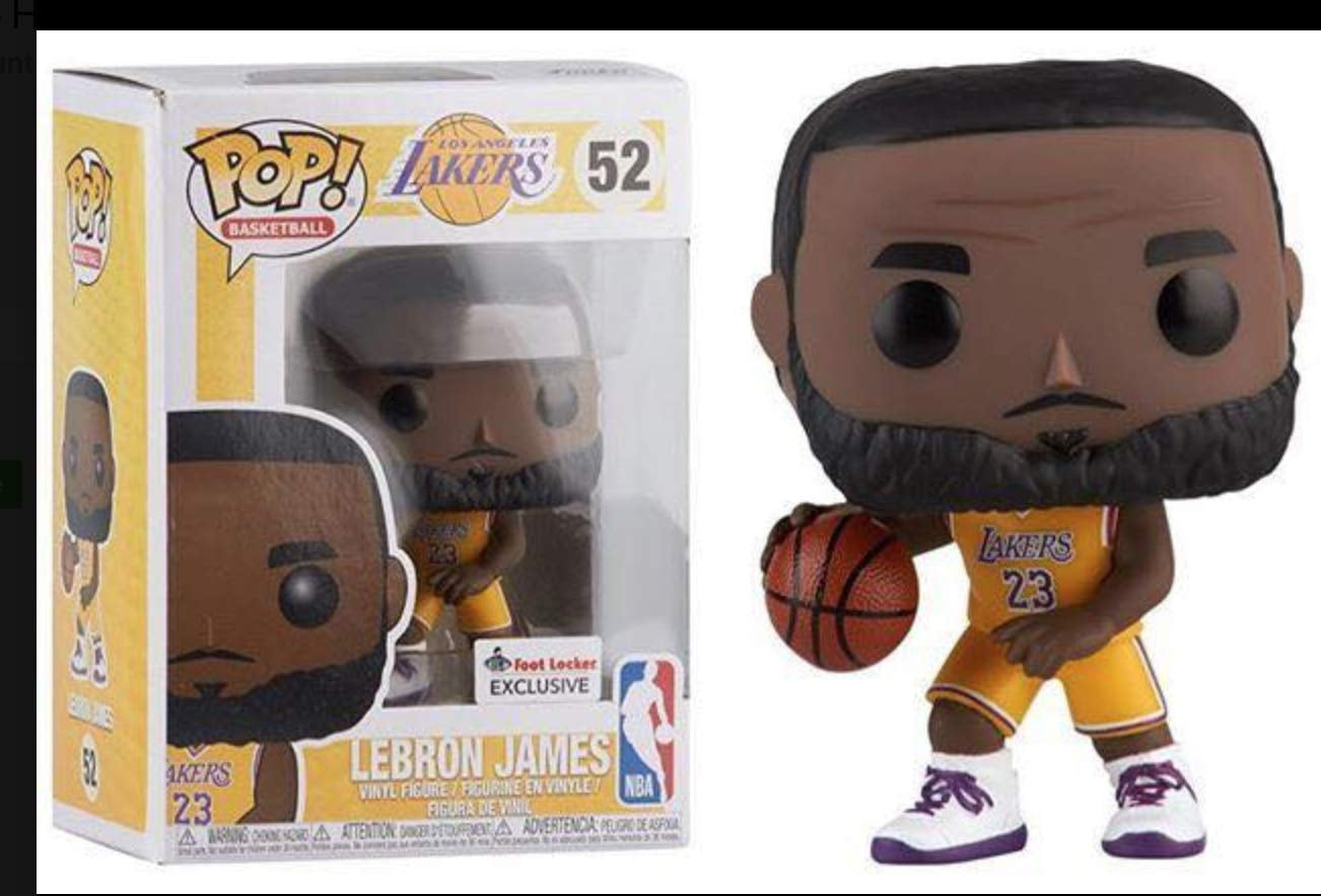 lebron funko lakers