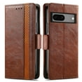 thumbnail image 2 of Feishell Business Wallet Case for Google Pixel 7a 6.1 inch,Premium PU Leather Full Protection Magnetic Buckle Flip Kickstand Shockproof Phone Case with ID Credit Card Slots,Darkbrown, 2 of 12