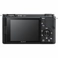 thumbnail image 2 of Sony ZV-E10 Mirrorless Camera with Sony E PZ 16-50mm OSS Lens + LED Video Light + 64GB Memory (2pc), Filters, Spare Battery, Editing Software, Tripod & More, 2 of 5
