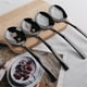 thumbnail image 5 of 6pcs Serving Spoons and Slotted Spoons Set,9inch Stainless Steel Serving Utensils Set for Buffet Ban, 5 of 5