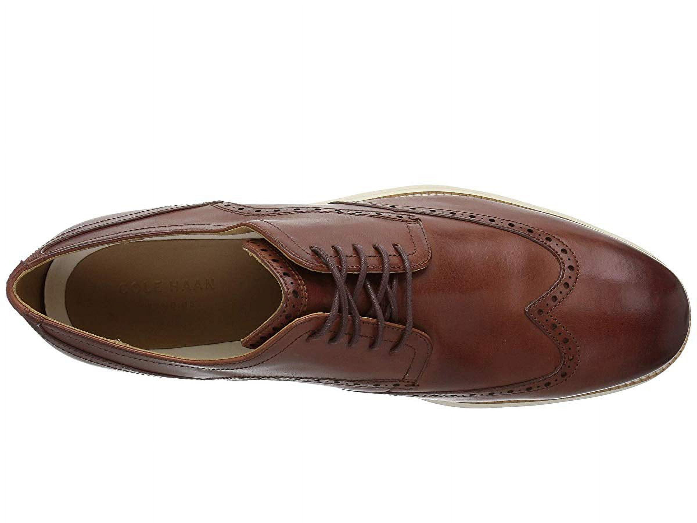 Cole Haan Original Grand Shortwing Oxford Shoes Dark Cuoio/Ivory Mens 7M Cole Haan - Brandclub - Cole Haan Men main image 4