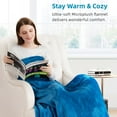"iTeknic Large Electric Heated Blanket, 50"" x 60"", 10 Heating Levels