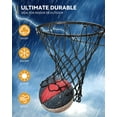 Black Basketball Net Replacement Outdoor Heavy Duty, Professional On