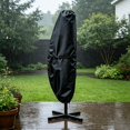 thumbnail image 4 of Patio Umbrella Cover for 7.5ft to 11.5ft Cantilever - 420D Outdoor Offset Cover, Heavy Duty Waterproof Garden Parasol Covers (Fits Banana-Style up 7.5′S/11.5′R), 4 of 6