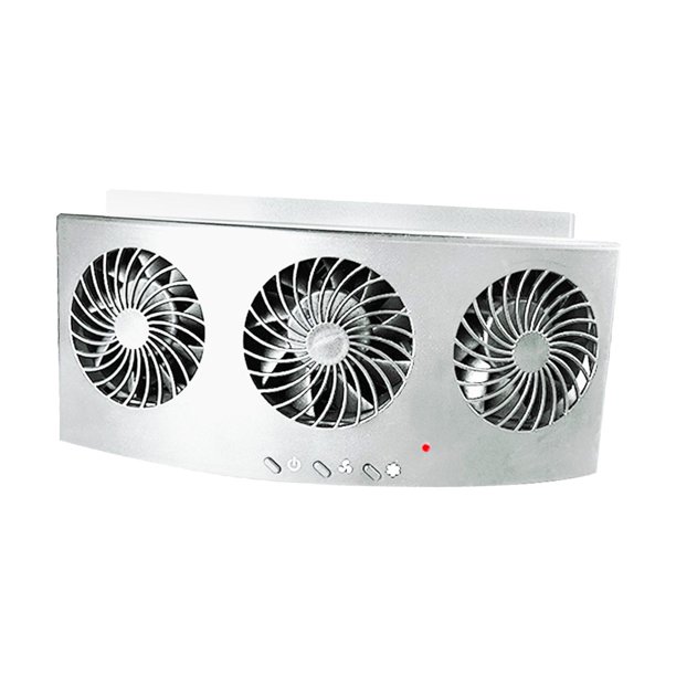 Herramienta de Circulación Del Enfriador Del Automóvil, Ventilación Ventilador de Refrigeración Creativo Ventilador Del Radiador de Venta , Blanco Soledad Ventilador de escape del coche