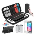 thumbnail image 2 of New Switch OLED Host Storage Bag Tempered Glass Protection Shell Set Chinese Style Polyurethane Material from Mainland China, 2 of 14