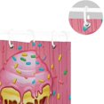 thumbnail image 5 of GZHJMY Ice Cream Shower Curtains Waterproof Fabric Shower Curtain Bathroom Decoration with Hooks Washable Bathroom Shower Curtains 60x72 Inch, 5 of 6