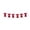 Red, variant on 2026 Velvet Bow Garland Bunting, Pre-Assembled Long Tail Bow String Banner, Christmas Indoor Hanging Decor for Fireplace, Wall, Window & Holiday Party