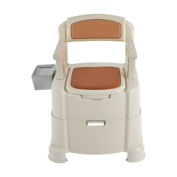 TFCFL Bedside Commode Portable Toilet with Sensor Light for Elderly 200kg Load Capacity