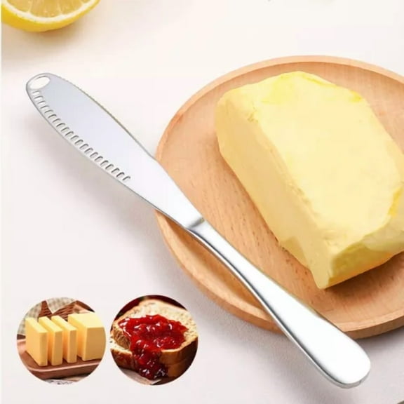1Pcs Cold Butter Knife & Spreader For Cheese Jar Cream Stainless Steel Home Tool