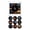 Music Boxes#E, variant on Magnetic Fridge Vinyl Retro Music Box Christmas Jingle Player Set with 9 NFC Style Discs and USB Mini Record Decor Magnets for Refrigerator