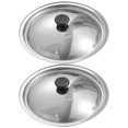 thumbnail image 3 of KAKOWELY Kitchen Pot Lid 2Pcs 10.8In, 3 of 10