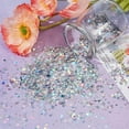 thumbnail image 4 of 60g/ 2.1oz Holographic Confetti Star and Moon Table Confetti Iridescent Metallic Glitter Foil Scatter Sequin for Birthday Wedding Party Halloween Christmas DIY Decorations Nail Art Crafts DIY, 4 of 7