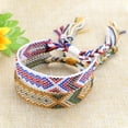 thumbnail image 2 of Pulsera tejida de estilo étnico único, borlas de colores, amistad afortunada, cuerda hecha a mano, 2 of 6