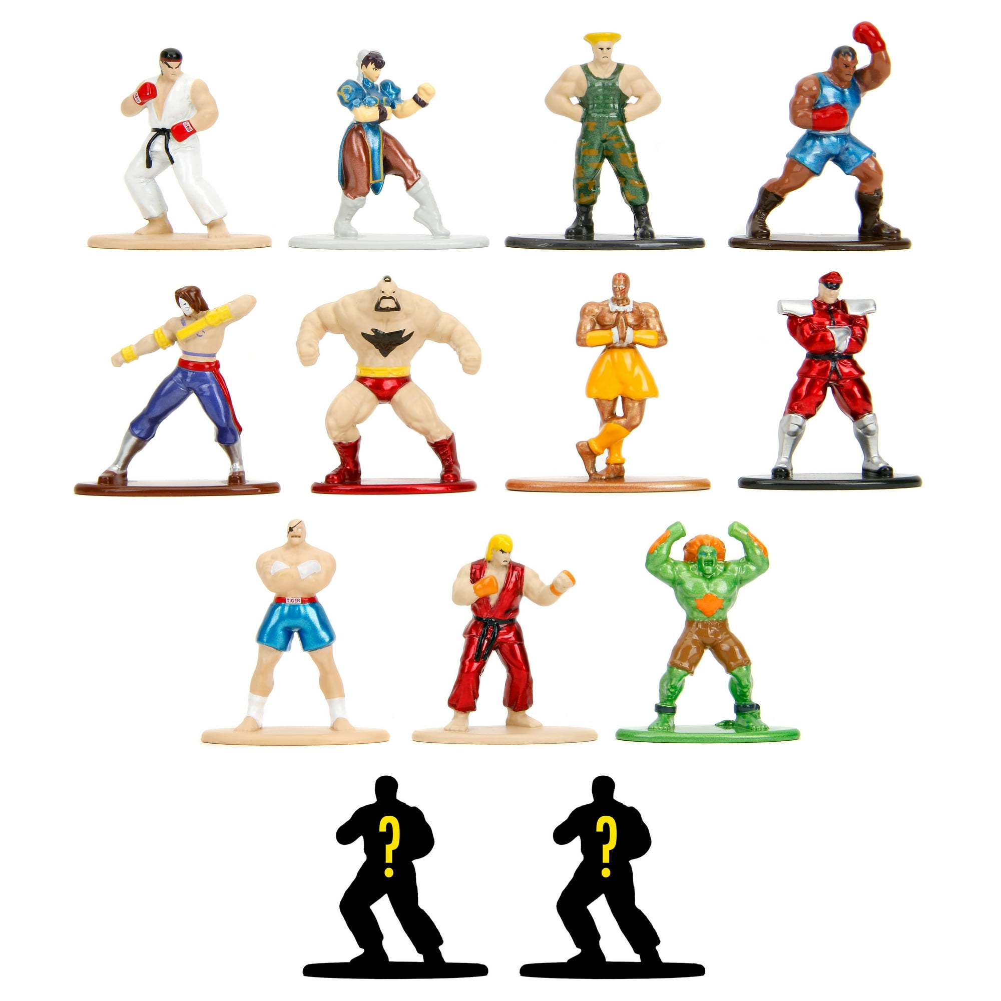 Jada Street Fighter II Nano Metalfigs Blind Bags - Diecast Metal