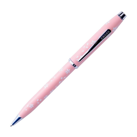 Century II Cherry Blossom High Glossy Pink Lacquer with Polished Chrome Appointments Ballpoint Pen