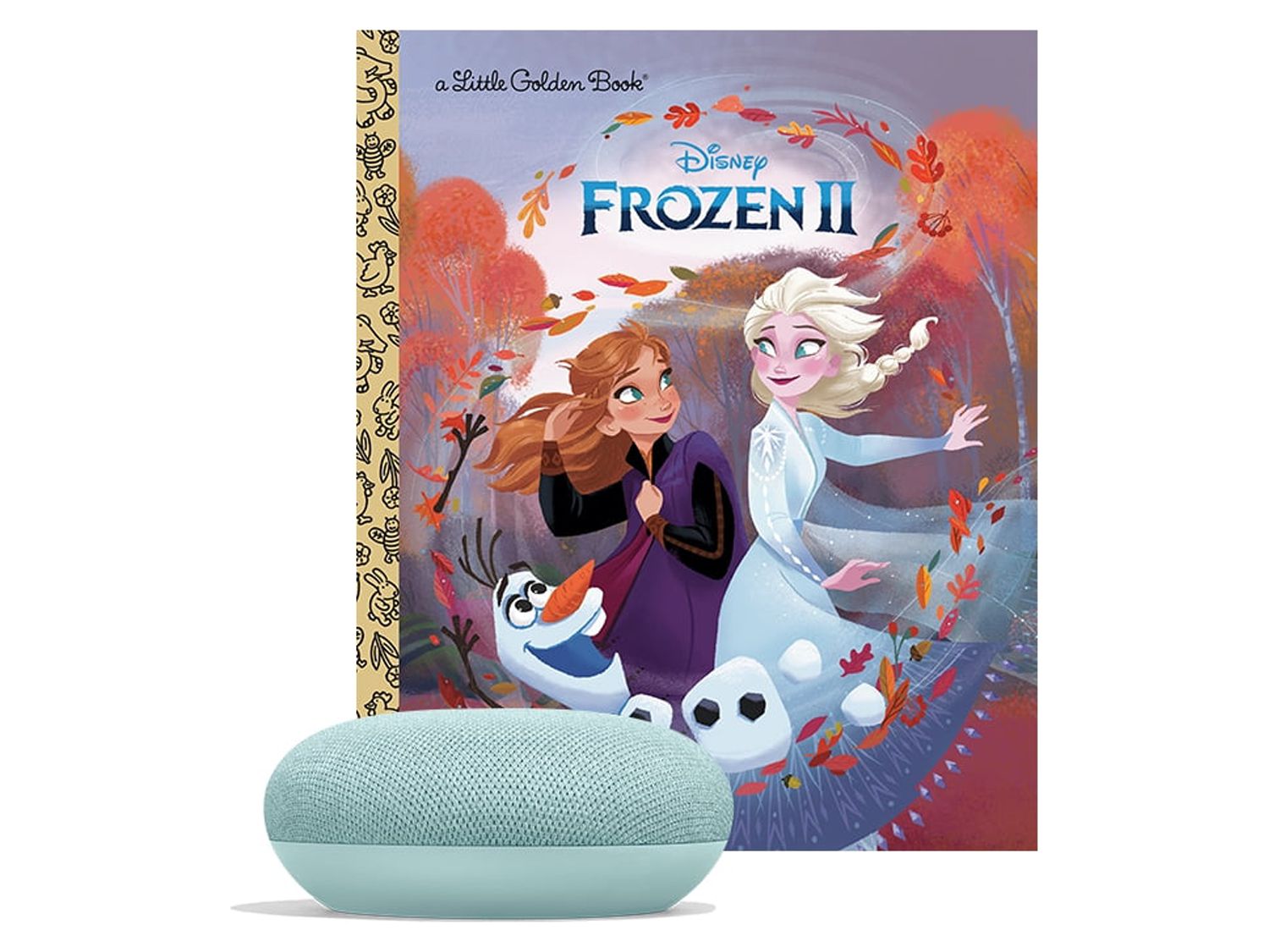 Google Home Mini (Aqua) & Frozen II Book Bundle ($5 value) - image 3 of 3