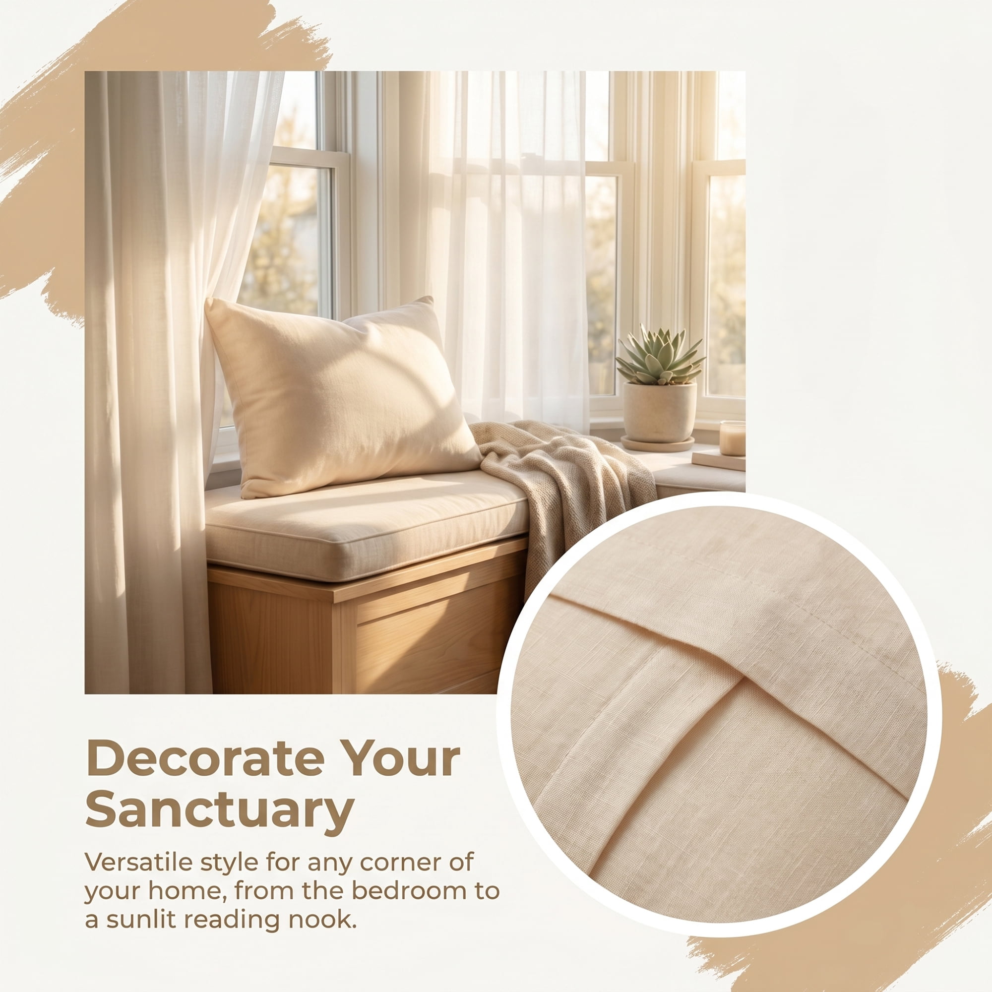 Unique Bargains 2 Pack Cotton Pillowcase Smooth Cooling Pillow Cases Envelope Closure Queen Milk yellow - pink