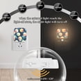 thumbnail image 4 of Yayeee 2-Pack Plug in LED Night Lights with Light Sensors Motion Detectors, Blue Cubes, 4 of 7