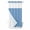 Blue, variant on No Hook Shower Curtain, Navy Blue Standard Shower Curtain with Snap in Liner, Vintage Country Monochrome Farmhouse Waterproof Washable Fabric Bathroom Curtains Sets, 72"W x 72"L