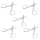 thumbnail image 3 of Exquisitas Tijeras de Pesca de Mano de Obra, Suministros de Estudiantes de Instalación Simples, Principiantes Livianos para Coser Bordado para el Hogar Profesional Personal Personal, 3 of 7