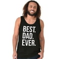 thumbnail image 4 of Best Dad Ever Fathers Day Gift Tank Top Sleeveless Tee Men Brisco Brands S, 4 of 6