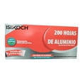 thumbnail image 1 of Hojas precortadas de Papel Aluminio Isikoch 200 hojas 27x30cm, 1 of 4