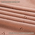 thumbnail image 5 of YIXPOH Baby Blanket 100% Organic Cotton Knit Swaddle Blanket Soft Warm Receiving Blanket for Newborns Pink, 5 of 7