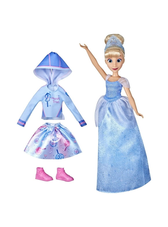 Disney Princess Comfy Squad Comfy to Classic Cinderella Fashion Doll, Disney Princess Toy