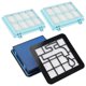 thumbnail image 1 of Pack of 2 Filter Set for Philips PowerPro Compact FC9331 FC9332 FC8010 Vacuum Cleanersblack & blue SZRH A-R5252, 1 of 5