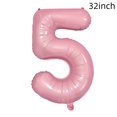 thumbnail image 4 of Globos de aluminio JBCAONTIA para decoración de fiesta de quinto cumpleaños, color rosa, 4 of 4