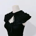 thumbnail image 3 of Ywmsfl Fashion Detachable False Collar Shawl Wrap for Women Vintage Tiered Ruffle Color Scarf Wrap Boleros, 3 of 8