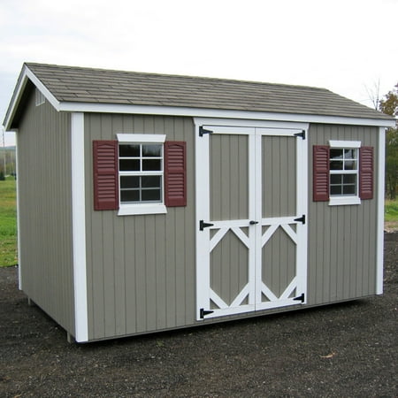 Little Cottage 12 x 10 ft. Classic Wood Workshop Panelized Garden Shed