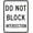 Color 4005, variant on Do Not Block Intersection Sign Regulatory Traffic Signs Metal Sign Tin Sign 8x12 Inch - Caution Safety Warning Security Signs Indoor & Outdoor Signs for Home, Office, Work