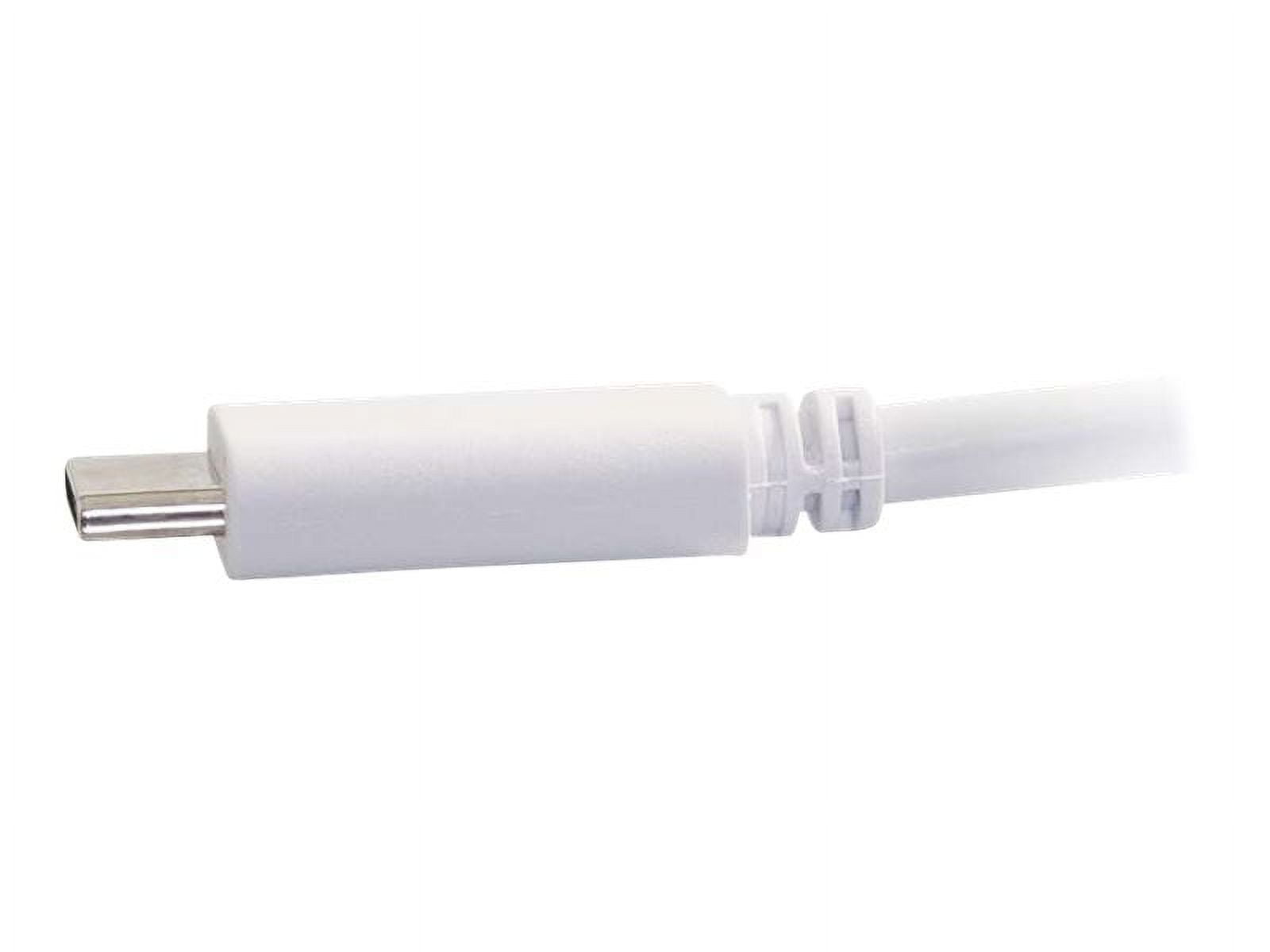 C2G 12ft USB C to DisplayPort 4K Cable White - DisplayPort/USB for Audio/Video Device, Projector, Notebook - 12 ft - 1 x Type C Male USB - 1 x DisplayPort Male Digital Audio/Video - Nickel Plated Conn