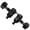 Black, variant on Riousery 3 Left 3 Right Metal Guitar Tuning Pegs Machine Heads Tuners for Electric and Acoustic Instruments with 6 Screws, Black, 3.94 inches / 10 cm