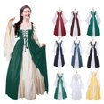 thumbnail image 2 of Vestido punk medieval, disfraz de Halloween para mujer, disfraz de princesa para fiesta de carnaval, vestido victoriano femenino, 2 of 4