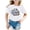 White, variant on LILIYA First Day Of School Shirt Toddler Girl Kindergarten Here I Come Relaxed Fit Graphic Short Sleeve T-Shirt Girl Summer Clothes