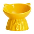 thumbnail image 5 of Ceramic Elevated Cat Bowls, Extra Wide Raised Cat Bowls for Food and Water, Shallow Cat Food Dish Whisker Friendly, Anti Vomit Cat Bowl,Microwave and Dishwasher Safe, Great Height for Cat(5PC-Set), 5 of 9
