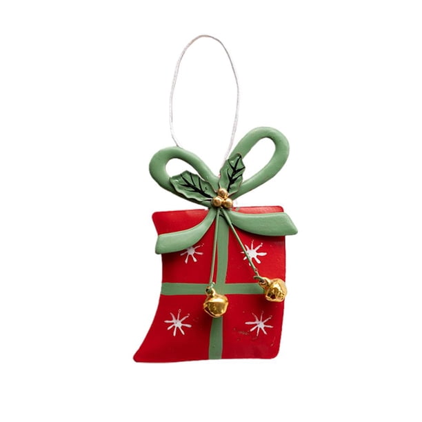 LUVCLS Bolsa de regalo para árbol de Navidad con colgante de estrella decorativa navideña multifuncional de γй
