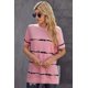 thumbnail image 4 of ABPHQTO Camiseta Casual Mujer Rayas Tie-dye Rosa, 4 of 5