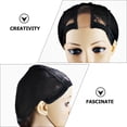 thumbnail image 4 of EeaseCA 3pcs Net Wig Caps Lace Wig Head Caps Wig Caps for Making Wigs Fishnet Wig Caps, 4 of 8